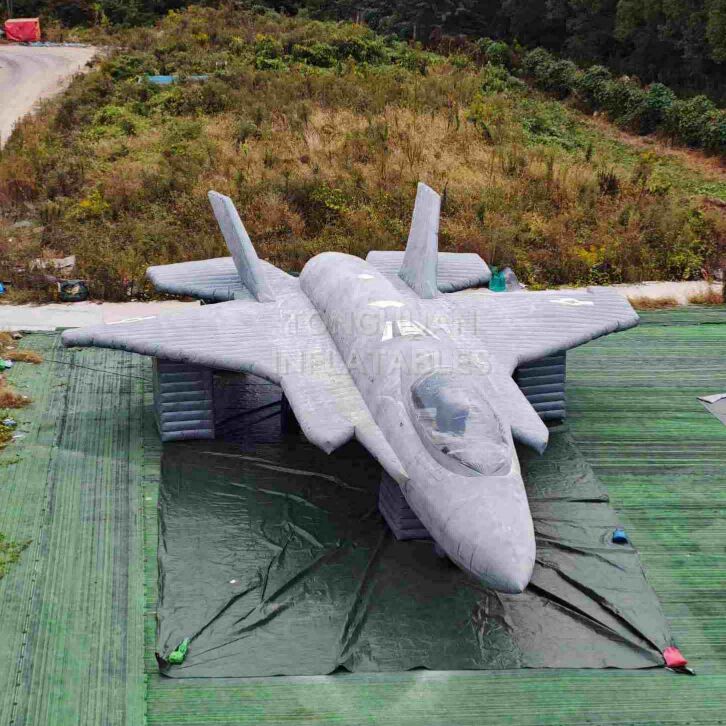 Custom Inflatable Fighter Jet Aircraft Decoy Model